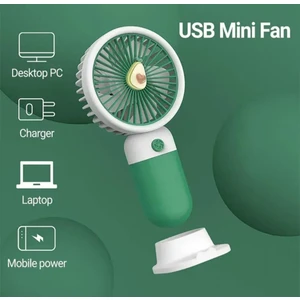 Telefon Tutuculu Taşınabilir El Fanı Masaüstü Şarjlı Mini Fan Ve Soğutucu