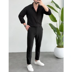 Erkek Yeni Sezon Trend Louıs Kumaş Terletme Yapmayan Vücuda Yapışmayan Oversize Gömlek