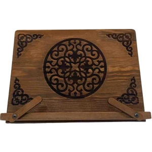 Münzevi Masaüstü Ahşap Rahle/Tablet/Kitap Okuma Standı 