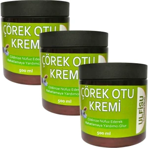 Çörek Otu Kremi 500 ml 3 Adet ( 1,5 Kilogram )