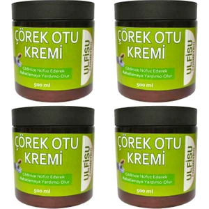 Çörek Otu Kremi 500 ml 4 Adet ( 2 Kilogram )