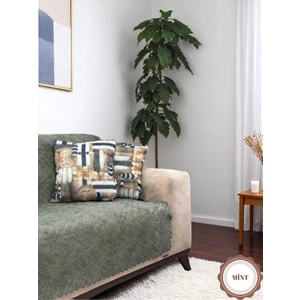 Pawn Mark Company Jakarlı Şönil Kaymaz Koltuk Örtüsü ve Çekyat Örtüsü 175 x 215  cm  | Mikrofiber Koltuk Şalı