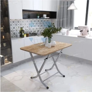 Dekoratif Katlanır Masa Mutfak Masası 70*120