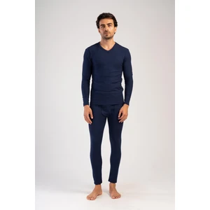 Erkek Uzun Kol V Yaka Termal Içlik Takım 405157 Lacivert