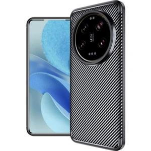 Xiaomi 15 Ultra Uyumlu Silikon Kılıf Karbon Desenli Darbe Emici Autofocus Tam Koruma Kapak