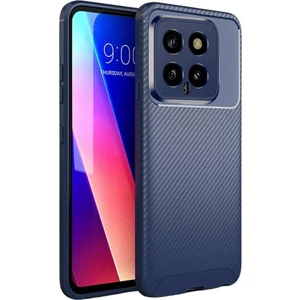 Xiaomi 15 Uyumlu Silikon Kılıf Karbon Desenli Darbe Emici Autofocus Tam Koruma Kapak