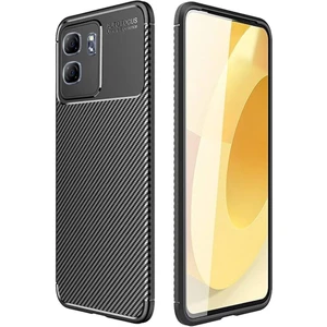 Infinix Smart 9 Uyumlu Silikon Kılıf Karbon Desenli Darbe Emici Autofocus Tam Koruma Kapak