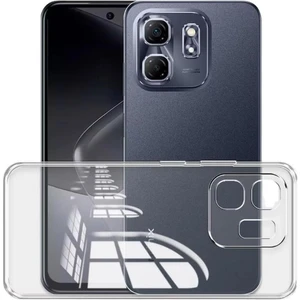 Infinix Smart 9 Uyumlu Şeffaf Silikon Kılıf - Kamera Korumalı Esnek Tam Koruma Kapak