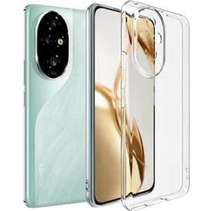 Honor 200 Uyumlu Şeffaf Silikon Kılıf - Kamera Korumalı Esnek Tam Koruma Kapak