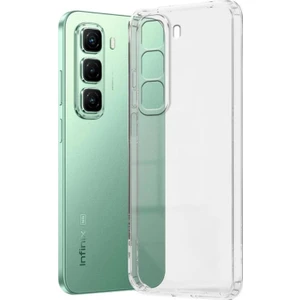 Infinix Hot 50 4g Uyumlu Şeffaf Silikon Kılıf - Kamera Korumalı Esnek Tam Koruma Kapak