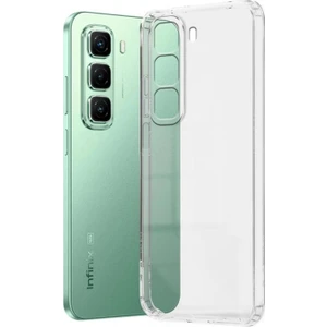 Infinix Hot 50 Pro 4g Uyumlu Şeffaf Silikon Kılıf - Kamera Korumalı Esnek Tam Koruma Kapak