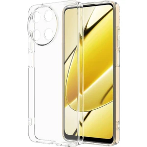 Tecno Spark 30 Pro Uyumlu Şeffaf Silikon Kılıf - Kamera Korumalı Esnek Tam Koruma Kapak