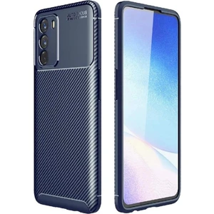 Realme C75 Uyumlu Silikon Kılıf Karbon Desenli Darbe Emici Autofocus Tam Koruma Kapak