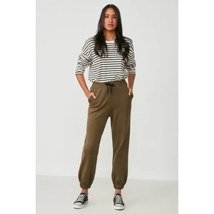 Jogger Lastikli Spor Eşofman Altı 806 Haki