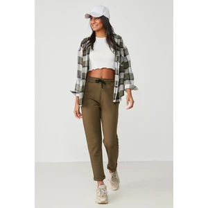 Double Paça Eşofman Altı 807 Haki