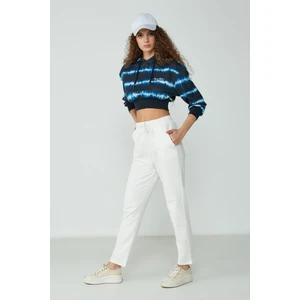 Düz Paça Eşofman Altı 733 Ekru