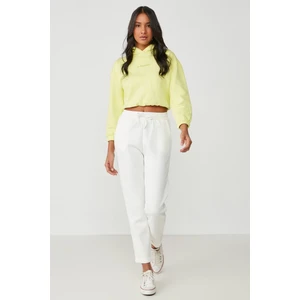 Double Paça Eşofman Altı 807 Ekru