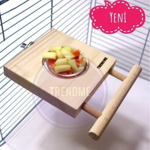 Ahşap Doğal Kuş Çerezliği ( Tekli )