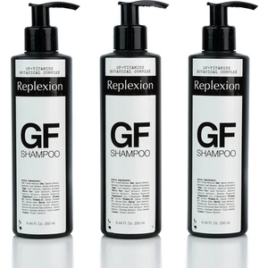 GF SHAMPOO 250ml. BİTKİSEL KÖK HÜCRE İÇERİKLİ GELİŞMİŞ ŞAMPUAN, ANTI-HAIR LOSS,
HAIR THICKENING