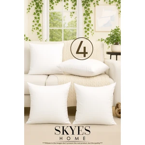 | 4 Adet | Ultra Dolgun Kare Kırlent içi Yastık | Boncuk Silikon | Boncuk Elyaf | Antialerjik Kumaş | Premium | kırlent içi, kırlent iç yastığı, yastık içi yastık, kırlent içi yastık silikon dolgulu |