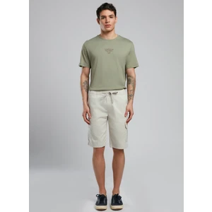 Lee Cooper Regular Fit Taş Erkek Şort 252 Lcm 221018 Joan Taş