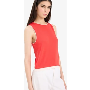 Slim Fit Dar Kesim Bisiklet Yaka Ribana Atlet F5581AX25SM