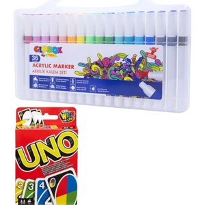 Akrilik Marker 36LI (Uno Hediyeli)