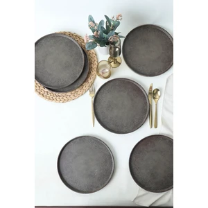 Vintage Stackable Servis Tabağı 27 cm 6 Adet