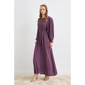 Kolları Piliseli Abaya - Leylak