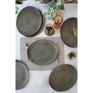 Mat Toprak Stella Servis Tabağı 32 cm 6 Adet 20572