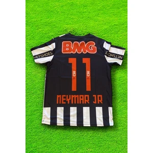 North Stand Santos Siyah Beyaz Neymar JR Forması