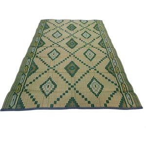 Plastik Hasır Piknik Kilimi Cami Bahçe Kilimi Bağ Seccade Namaz Kamp Için Uygun Çift Mekik