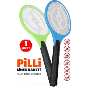 Pilli Sinek Raketi Sinek Sivrisinek Öldürücü Raket Elektrikli - 1 ADET
