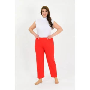 Kadın Pamuklu Büyük Beden Alt Pijama Kırmızı 27560