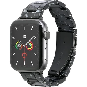 Apple Watch 38MM 40MM 41MM Seri 7/6/se/5/4/3 Uyumlu Reçine Hafif Şık Pimli Tasarım Kordon