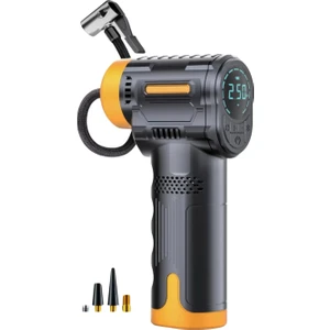 Dijital Şarjlı Hava Kompresörü 150 Psı| Kablosuz Lastik Şişirme Pompası | LED Ekranlı Otomatik Basın