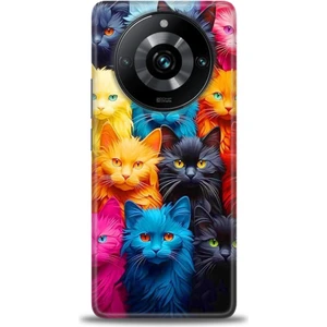 Realme 11 Pro Plus Kılıf Hd Baskılı Kılıf + Seramik Tam Kaplayan Ekran Koruyucu 70