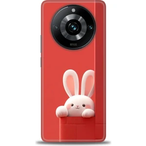 Realme 11 Pro Plus Kılıf Hd Baskılı Kılıf + Seramik Tam Kaplayan Ekran Koruyucu 77