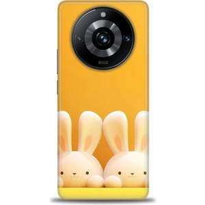 Realme 11 Pro Plus Kılıf Hd Baskılı Kılıf + Seramik Tam Kaplayan Ekran Koruyucu 78