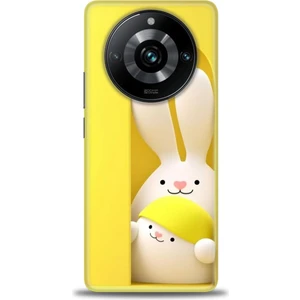 Realme 11 Pro Plus Kılıf Hd Baskılı Kılıf + Seramik Tam Kaplayan Ekran Koruyucu 76