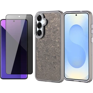 Samsung Galaxy S25 Kılıf Taşlı Tasarımlı Zore Kapi Kapak + Hayalet Ekran Koruyucu