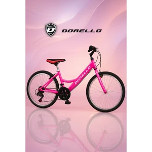 24 Jant Pembe Bisiklet 2440 Model Kız Çocuk Bisikleti 8 Yaş 9 Yaş 10 Yaş