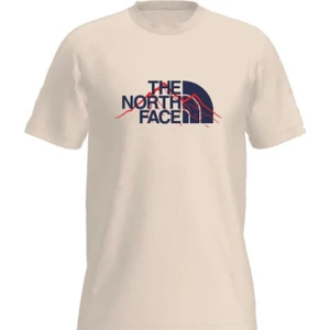 The North Face Bej Erkek Bisiklet Yaka T- Shirt