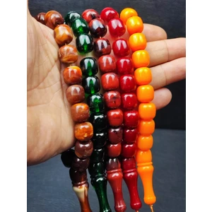 Akrilik Monomer Efe Maskot Şakşak 5'li Tesbih Hediyelik Aksesuar (Renkler Farklılık Gösterebilir)