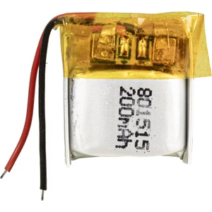 Powermaster 801515 3.7 Volt Soketsiz 150 Mah Lityum Polimer Pil 80X15X15 mm Akıllı Saat Kulaklık Intercom Pili