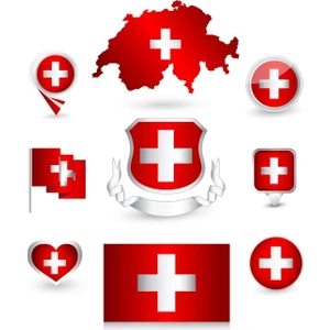 Isviçre Sticker Set