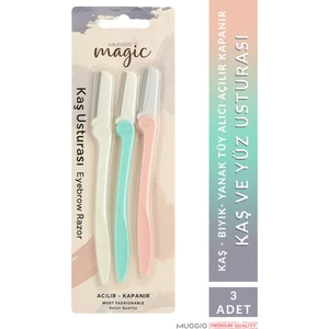 Açılır Kapanır Kaş ve Yüz Usturası 3 Adet