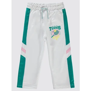 Civil Girls Kız Çocuk Eşofman Altı 2-5 Yaş Beyaz