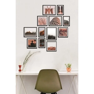 YGS1003-CONSEPT Dekoratif Çerçeve Görünümlü 12'li Mdf Tablo