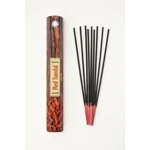 Doğal Kırmızı Sandal Aromalı Çubuk Tütsü | Red Sandal Incense Sticks - 20'li Paket